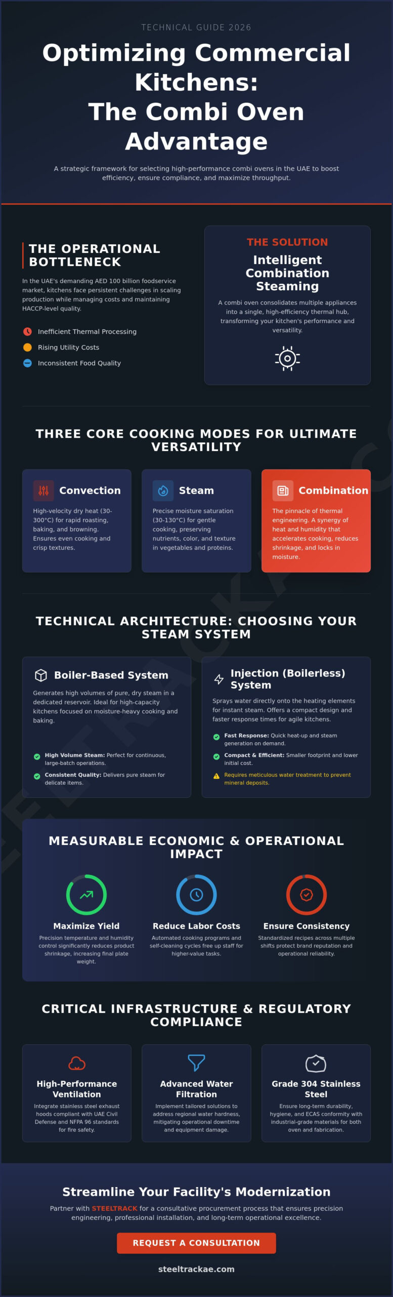 Commercial Combi Oven UAE: The Professional B2B Procurement Guide for 2026