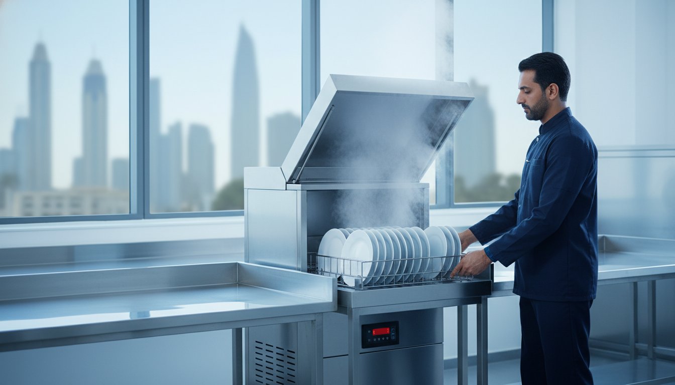 Hood Type Dishwasher UAE: High-Volume Warewashing Solutions for Industrial Kitchens