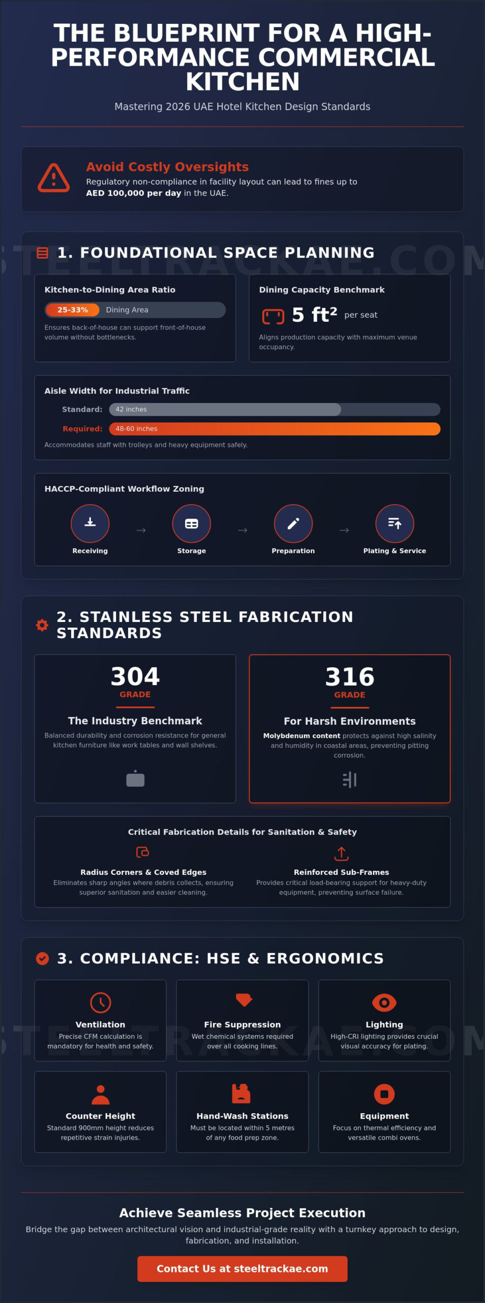 Hotel Kitchen Design Standards 2026: A Comprehensive Reference for UAE Hospitality