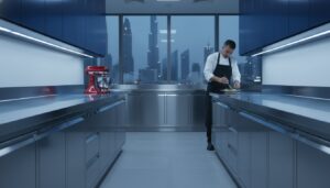 Durable Stainless Steel Kitchen Cabinets for UAE Businesses