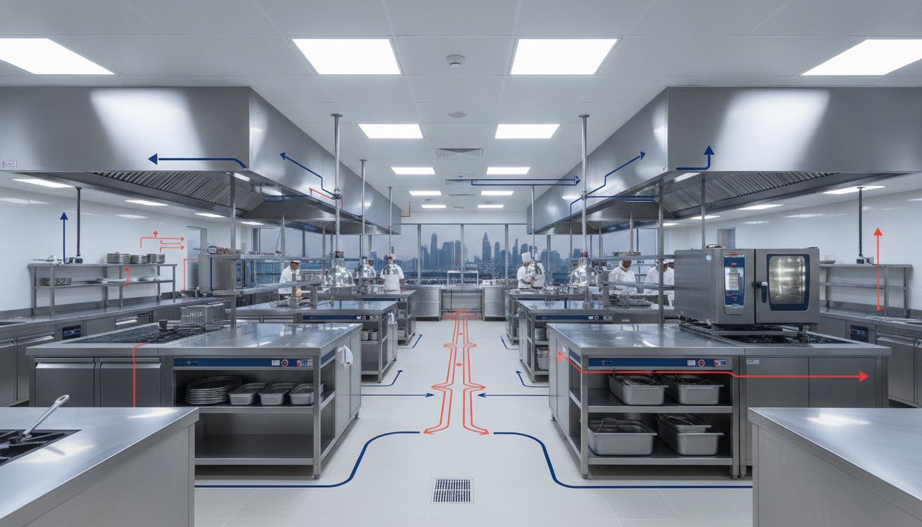 Hotel Kitchen Layout Design: Strategic Engineering for High-Volume Hospitality