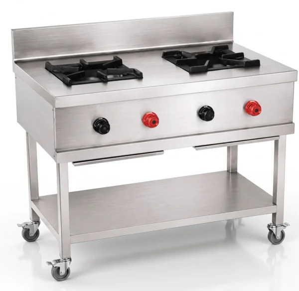 2 Burner Indian Cooking Range