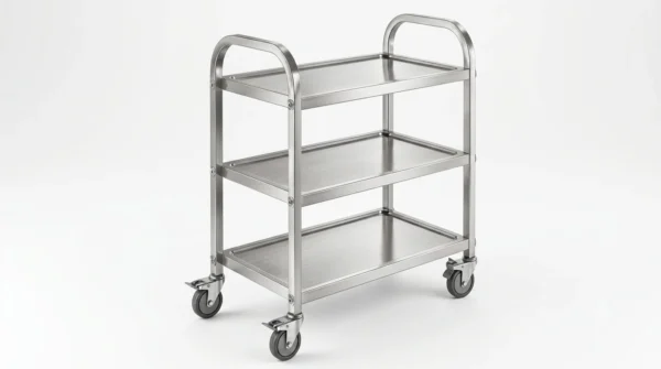 Bakery Trolley 3 Level Shelf