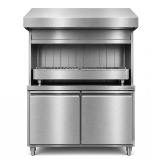 Charcoal BBQ with Under Cabinet
