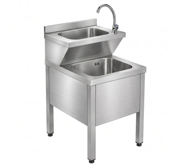 Mop Sink with Hand Wash